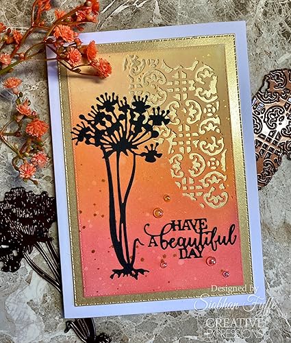 Miniatura 3 de Creative Expressions Shabby Basics - Troquel artesanal #1 para manualidades, metal, marrón, 2.7 x 4.5 pulgadas