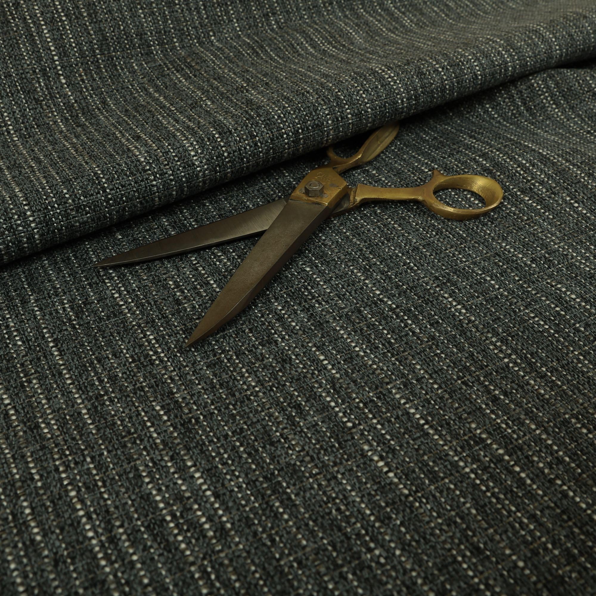 Redbrick Mill Fabrics Flame Retardant Durable Heavily Textured Detailed Weave Material Furnishing Upholstery Interior Sofas Chairs Fabric Sold by The Metre (Grey)