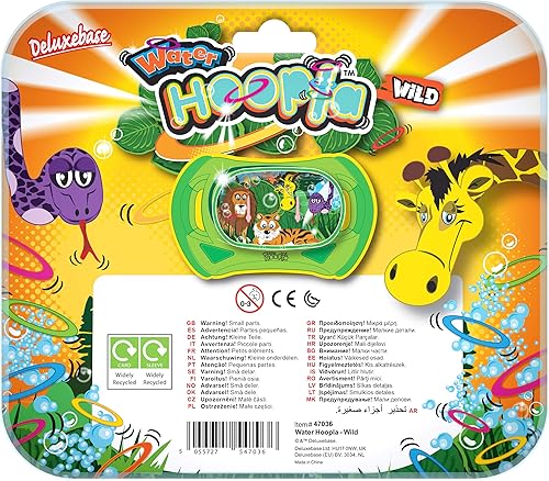 Miniatura 6 de Safari Animal de Deluxebase. Anillo de mano con temática de safari, juego de arcade retro portátil para niños, entretenimiento de viaje y recuerdos