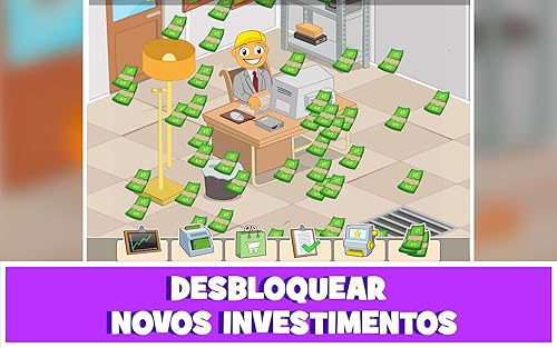 Burger Clicker. Legal Idle Tap Billionaire Grátis- Ganhe dinheiro com facilidade! Levante seu impéri