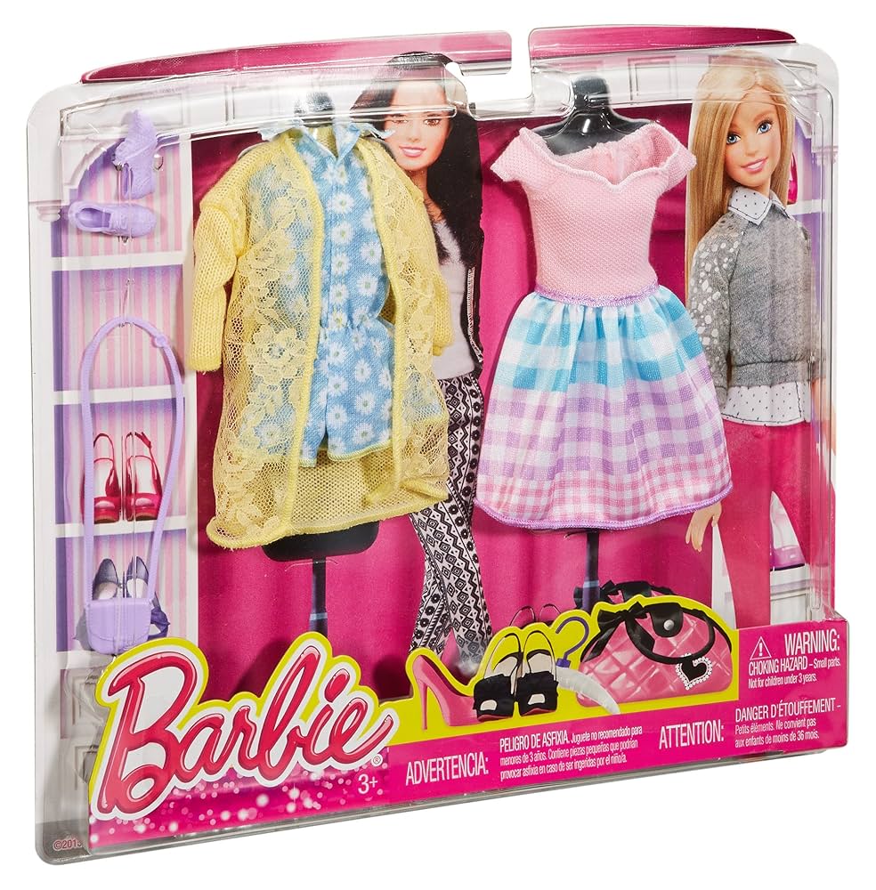 ♡Barbie バービー　2箱 Barbie Fashion Pack 2-Pack, Somewhere Over the Gingham