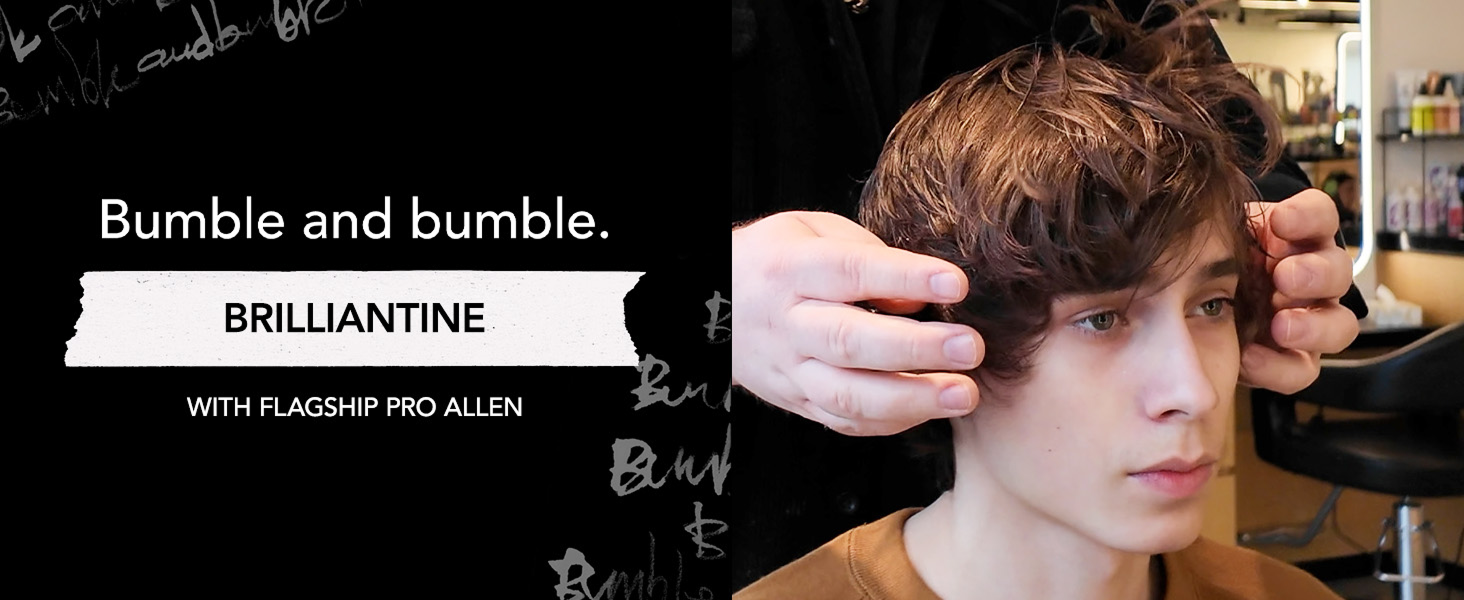 Bumble and bumble. Brilliantine Styling Cream | Adds Separation and Shine | With Castor Oil | For Medium to Thick Hair Types, 2 Fl Oz
