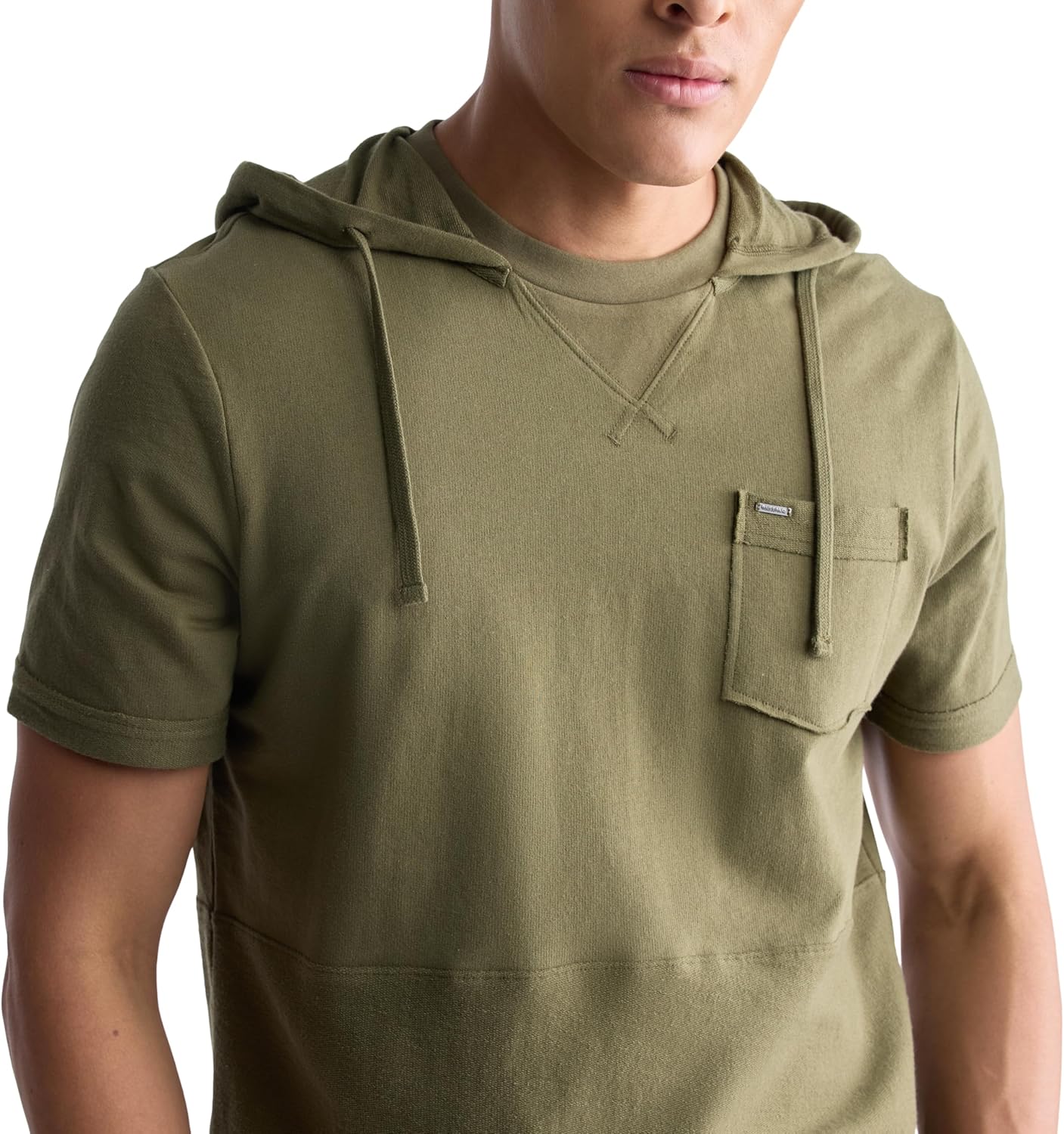 Buffalo David Bitton Mens Short Sleeve French Terry Hoodie - Image 5