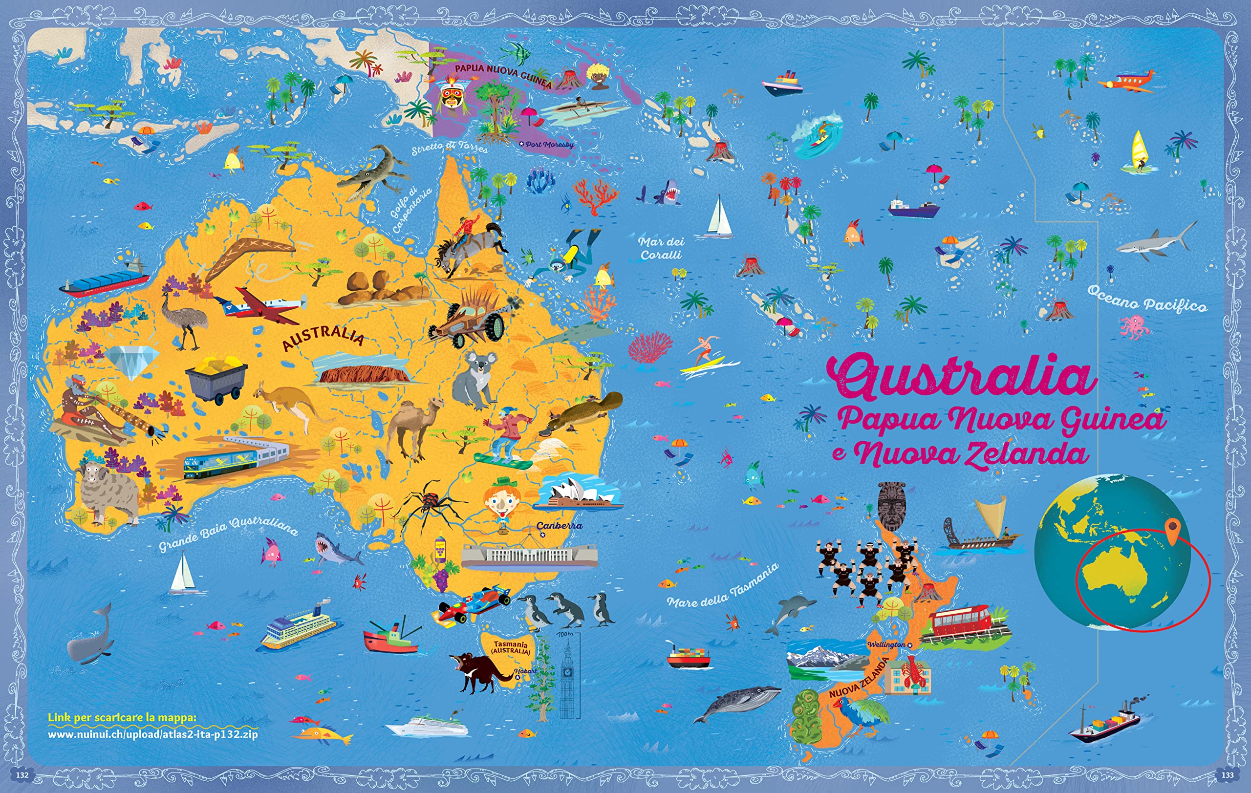Pianeta Terra. Atlante per bambini. Mappe & video per scoprire il mondo e lo spazio. Ediz. ampliata. Con QR Code. Con 2 Poster