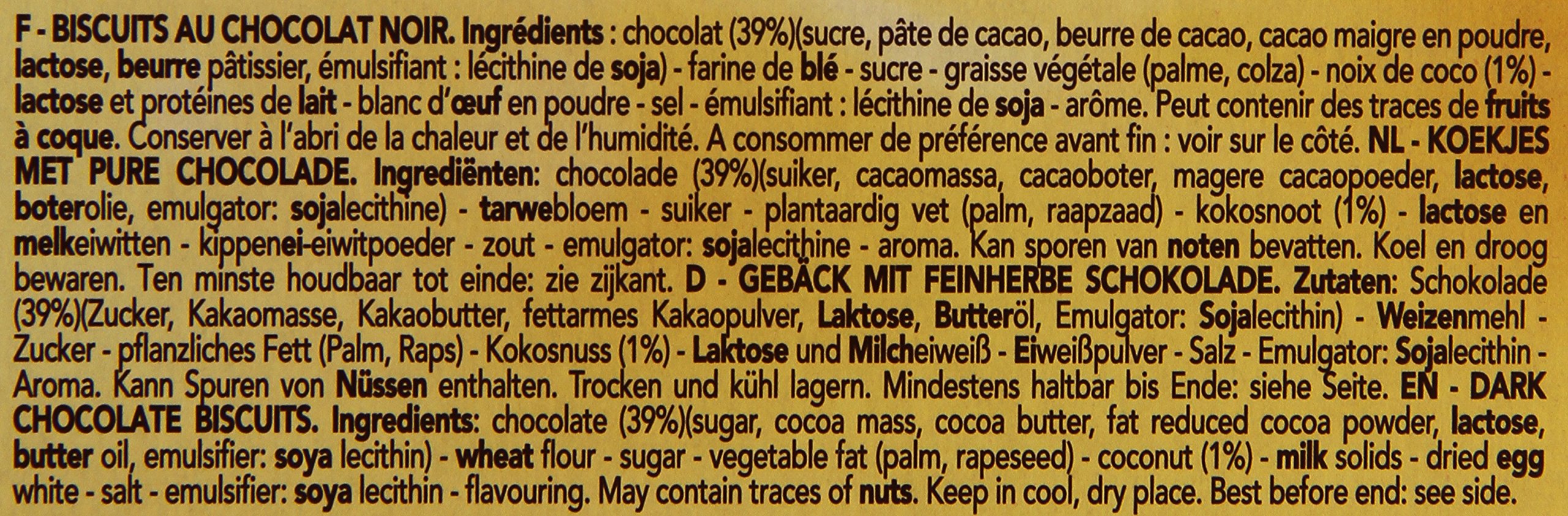Delacre Biscuits Biarritz 125 g - Lot de 6