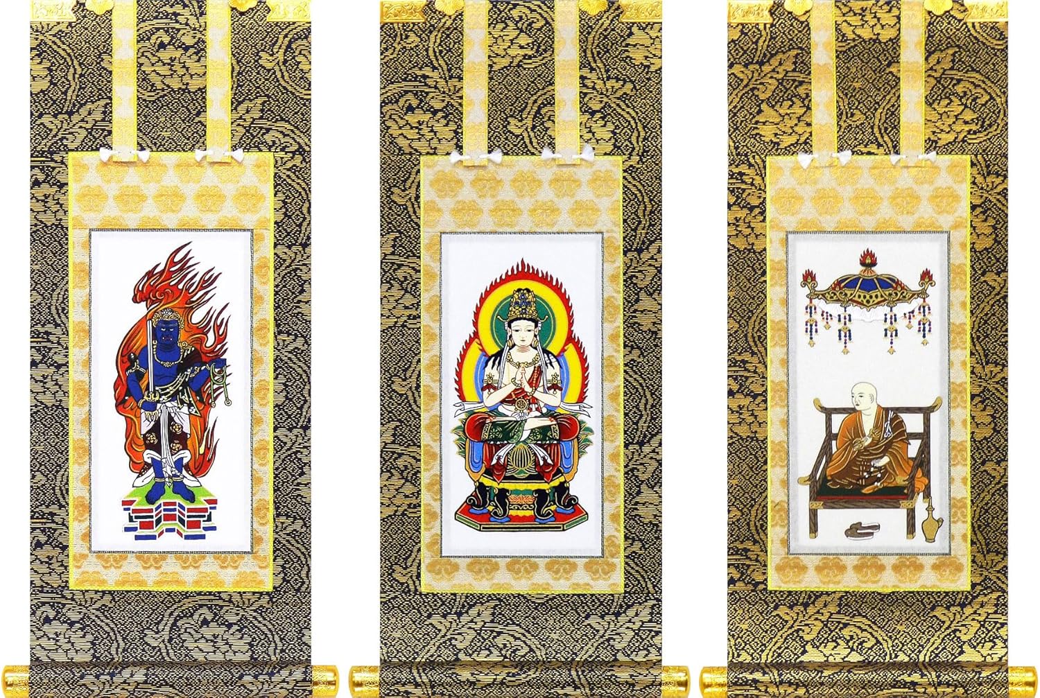 日本の名画 日本画 紫陽花双鶏図 伊藤 若冲 手彩仕上 高精細巧芸画 L