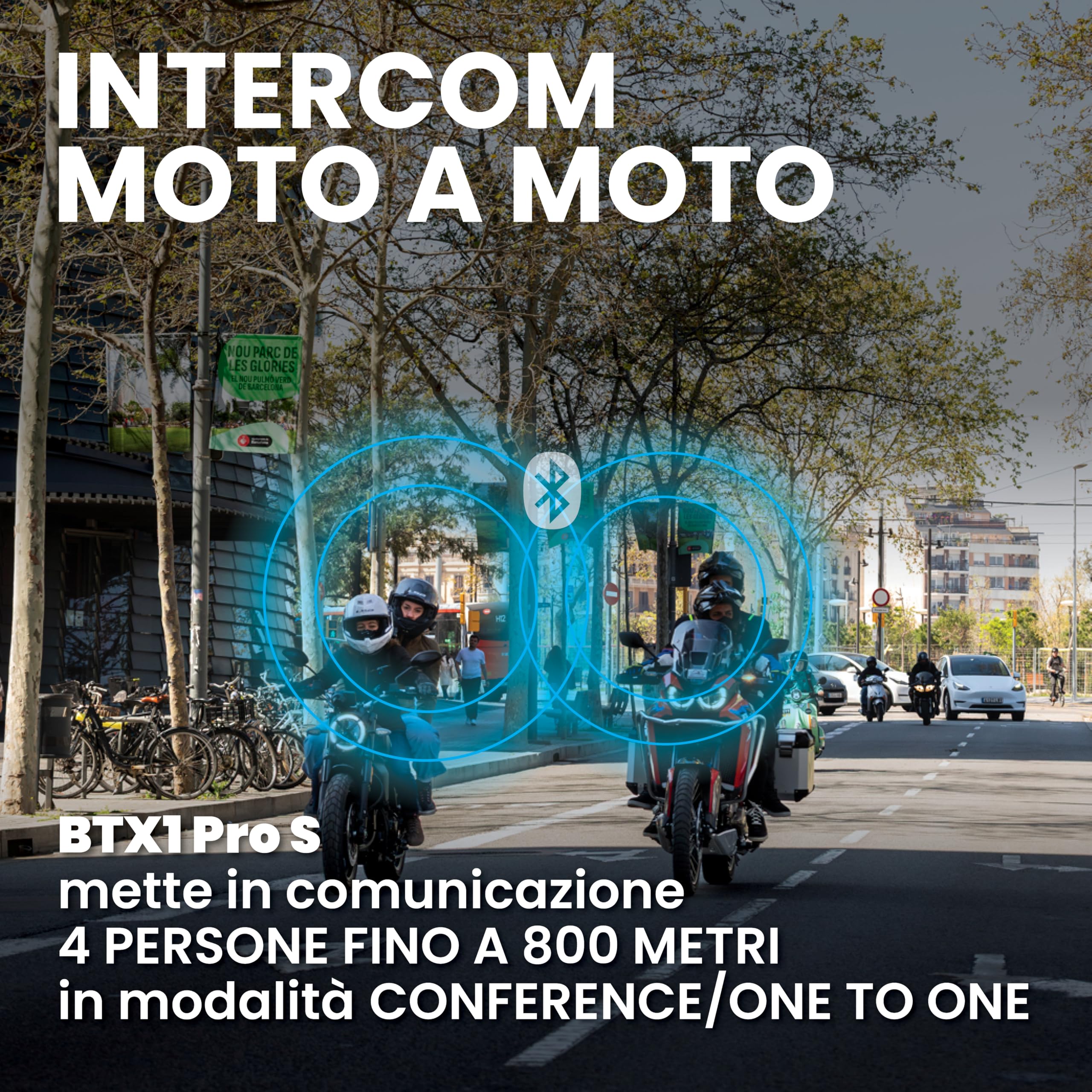 BTX1 Pro S Intercom per Motori Ciclisti - Dettaglio