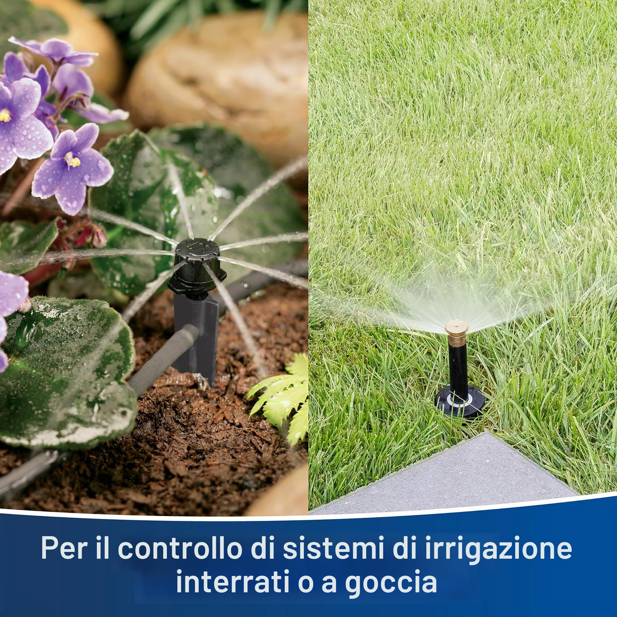 Orbit Easy-Set Logic 27894 - Timer/regolatore irrigatore a 4 stazioni per interni ed esterni
