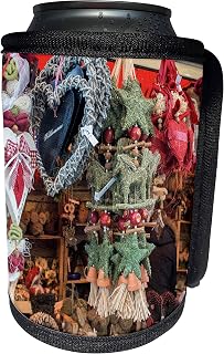 Can Cooler Bottle Wrap - Holiday decorations at the Christmas market in Cologne, Germany Jim Engelbrecht - Decorations