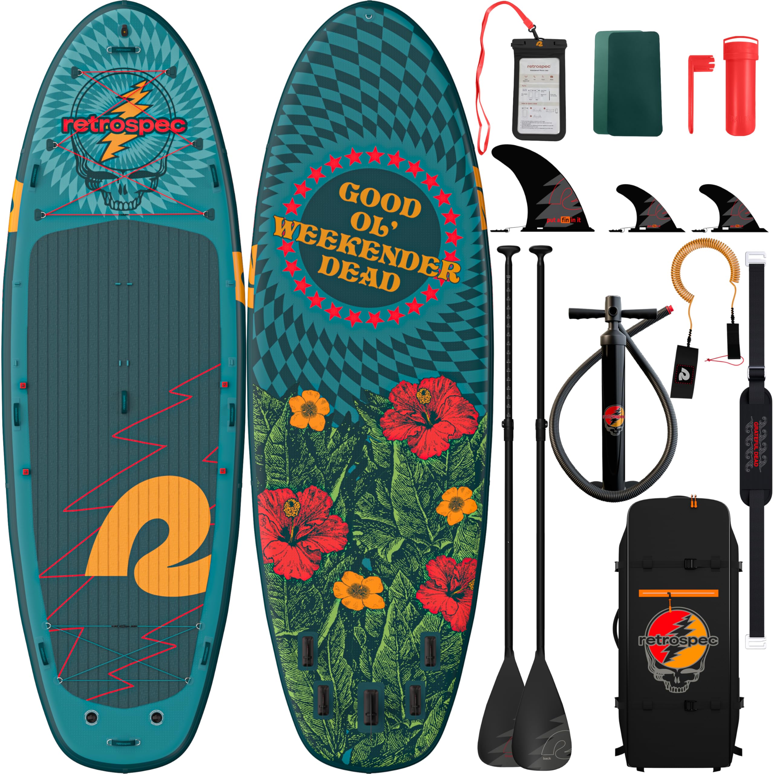 Retrospec Weekender Crew Inflatable Paddle Board