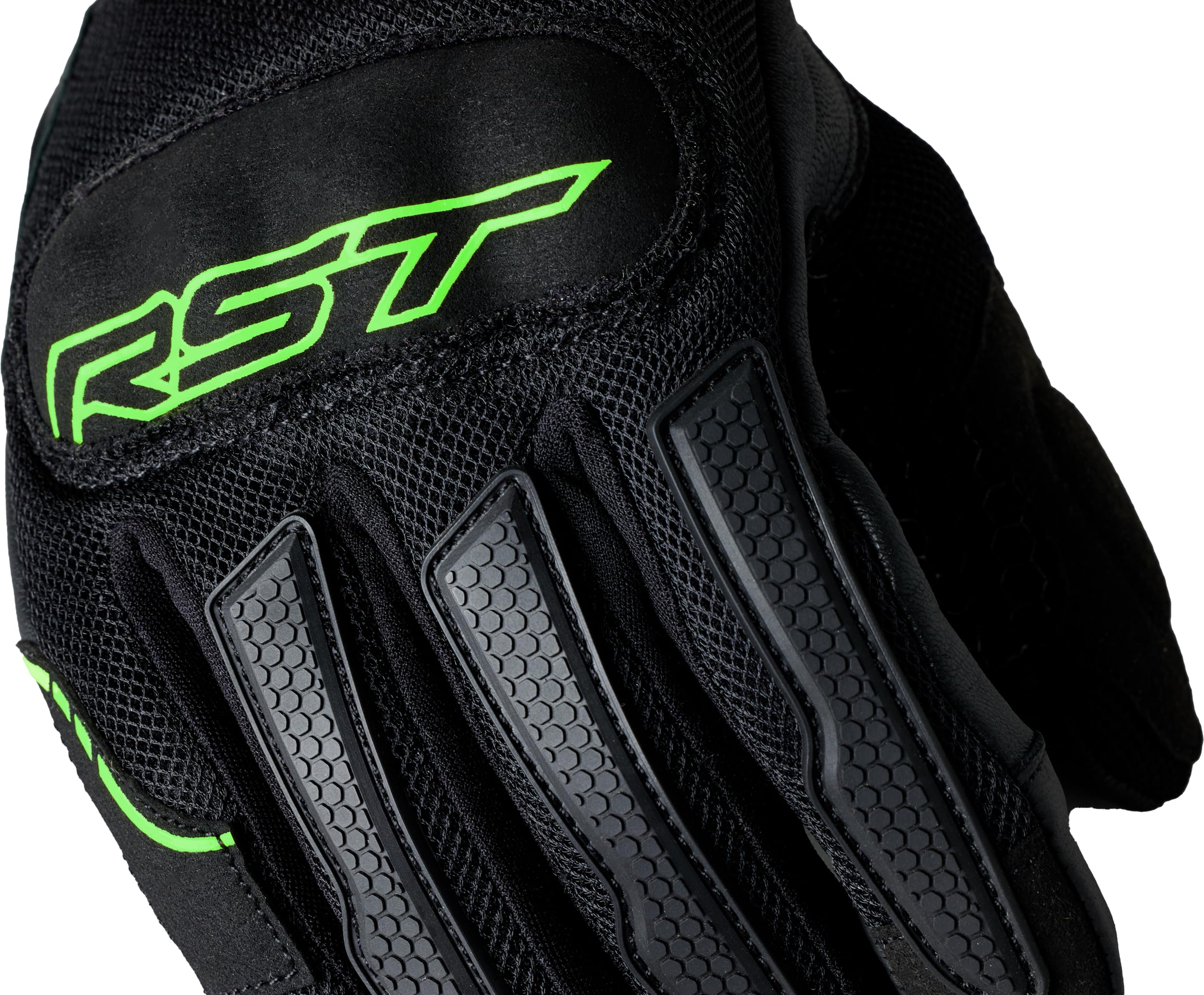 RST S1 Mesh CE Gants de moto d'été ventilés pour homme (noir, blanc, XS)