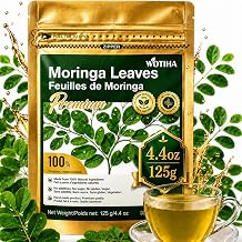 Moringa Leaves, Cut and Sifted, Loose Leaf Herbal Tea, 4.4 oz