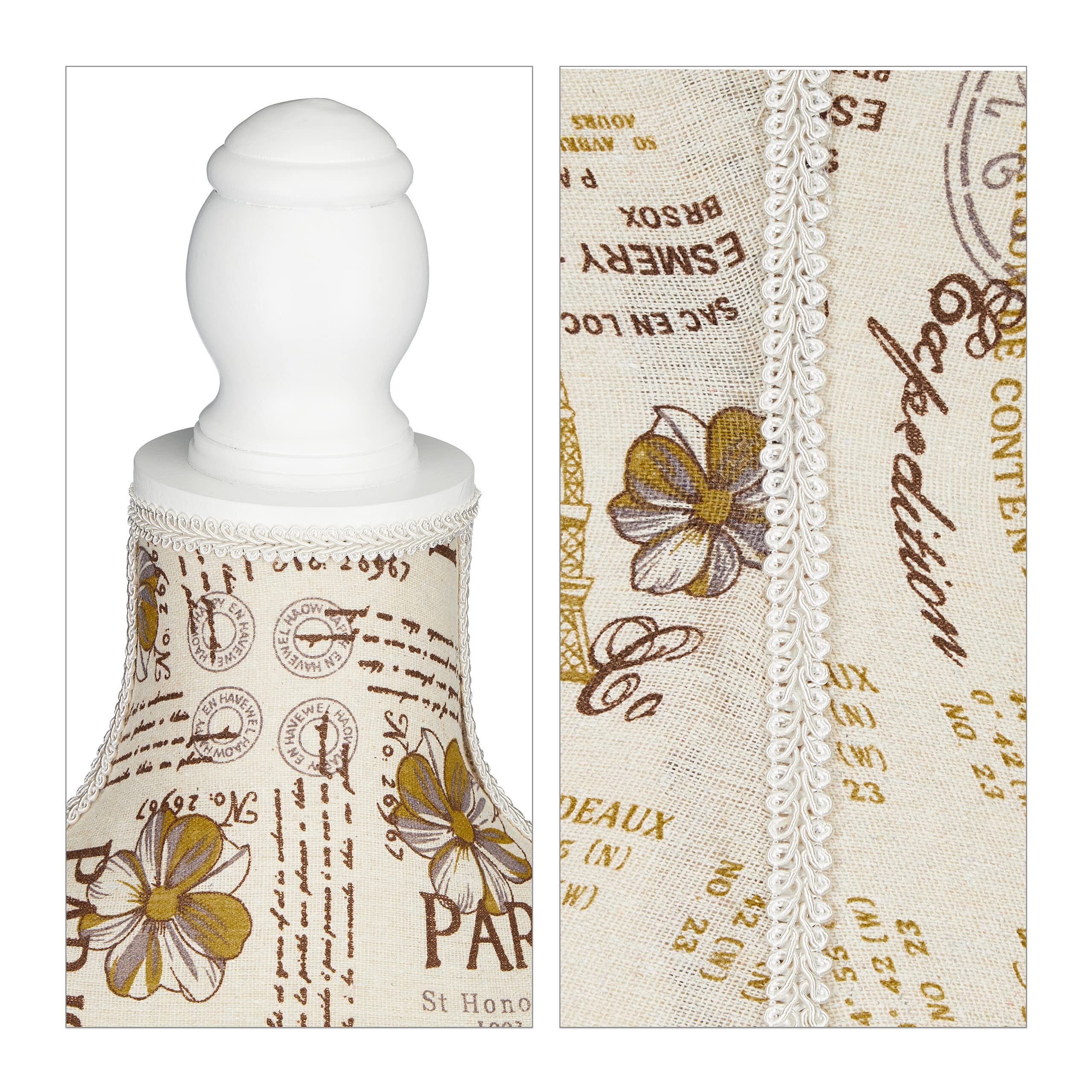 Relaxdays Manichino Sartoriale da Donna da Cucito, Altezza Regolabile HLP 167x41x34 cm, Busto da Sarta, Sartoria, Crema