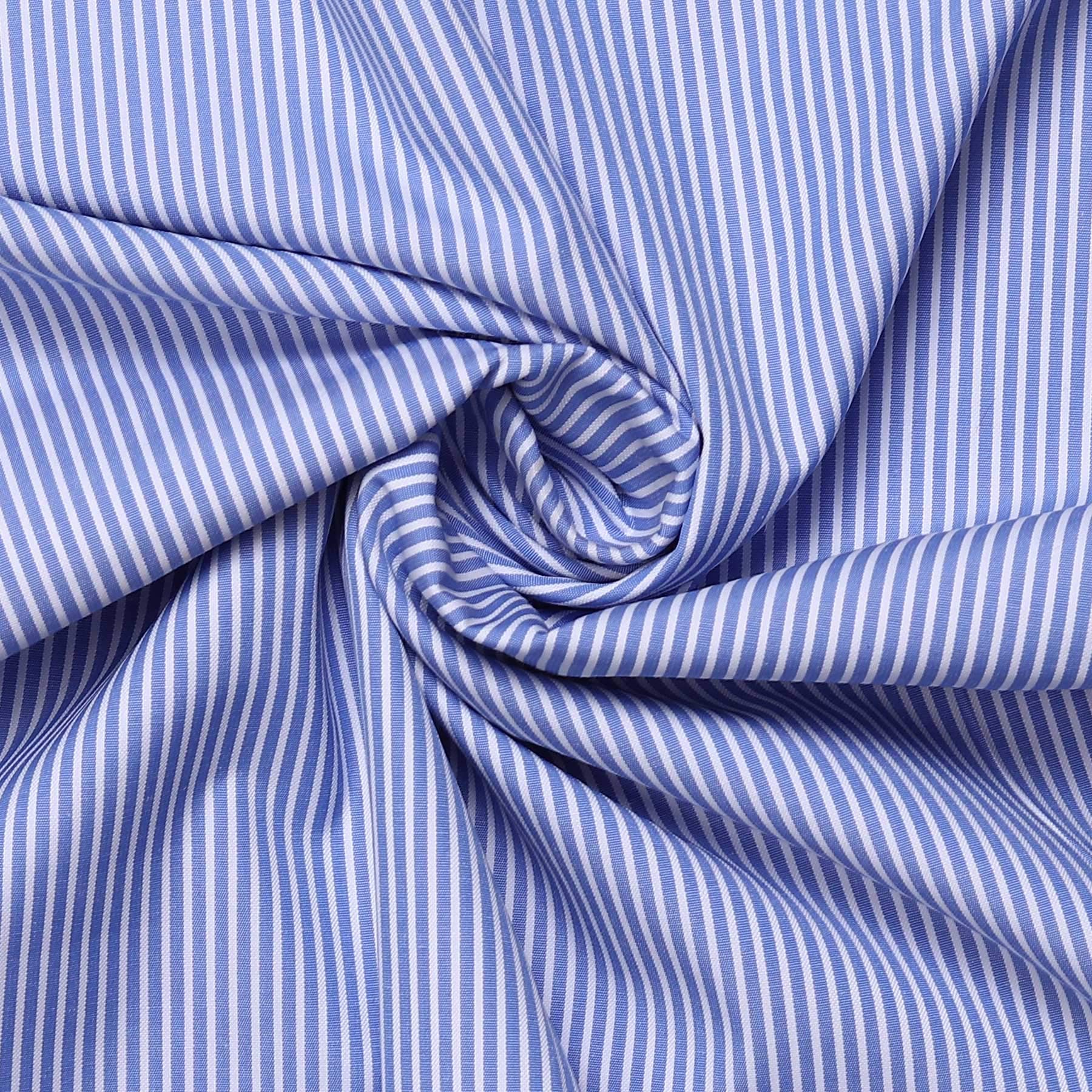Men's Cotton Plain 2.5 m Unstitched Shirt Fabric (Blue, Free Size)-image-39