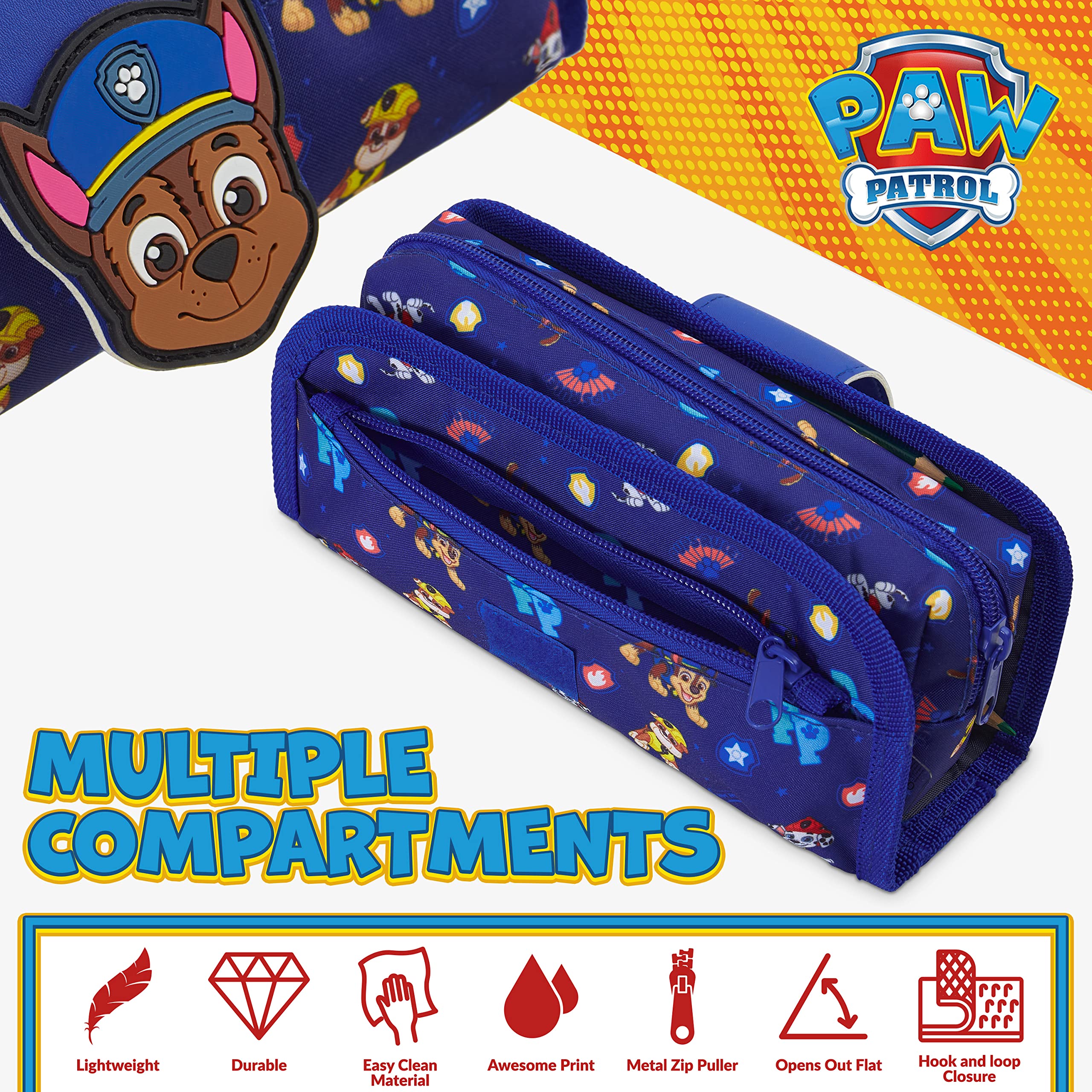 Paw Patrol Pencil Case with Stationery Included for Kids - Girls and Boys Stationery School Supplies - Gifts for Kids - Image 4