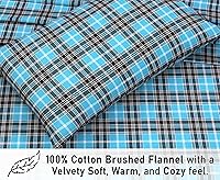 Vista 44 de RUVANTI Flannel Sheets Twin Size - 100% Cotton Double Brushed Twin Sheets Set, Deep Pockets 16 Inches, All Seasons Breathable & Extra Soft Bed Bali