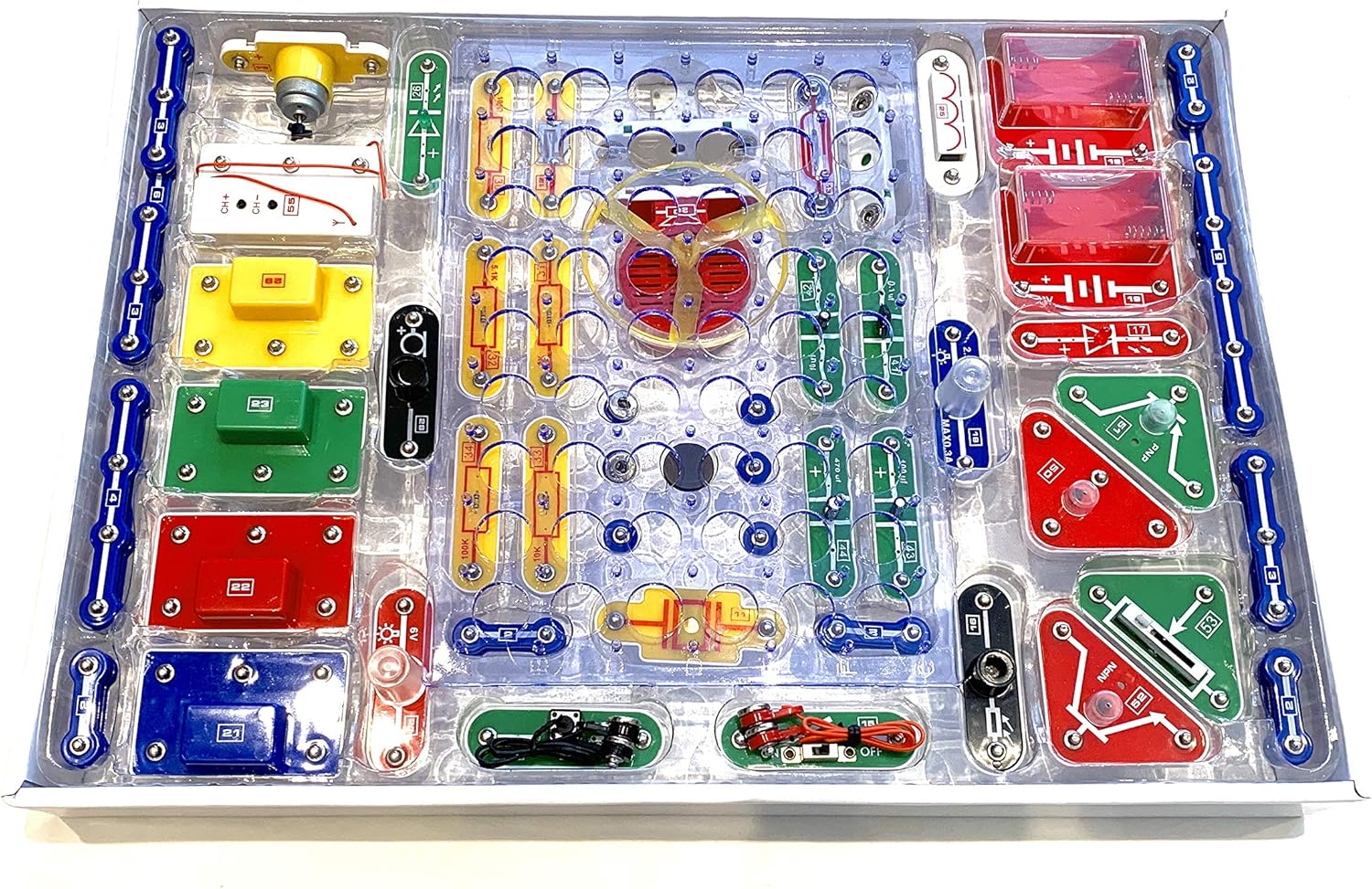 Znatok Electronic Kit 390 Circuit Kits for Kids Circuit Experiment Kits ...