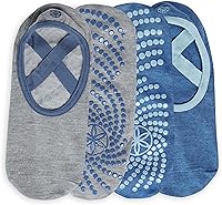 Vista 16 de Gaiam Grippy Studio Yoga Socks for Extra Grip in Standard or Hot Yoga Negro/Gris (Estudio)