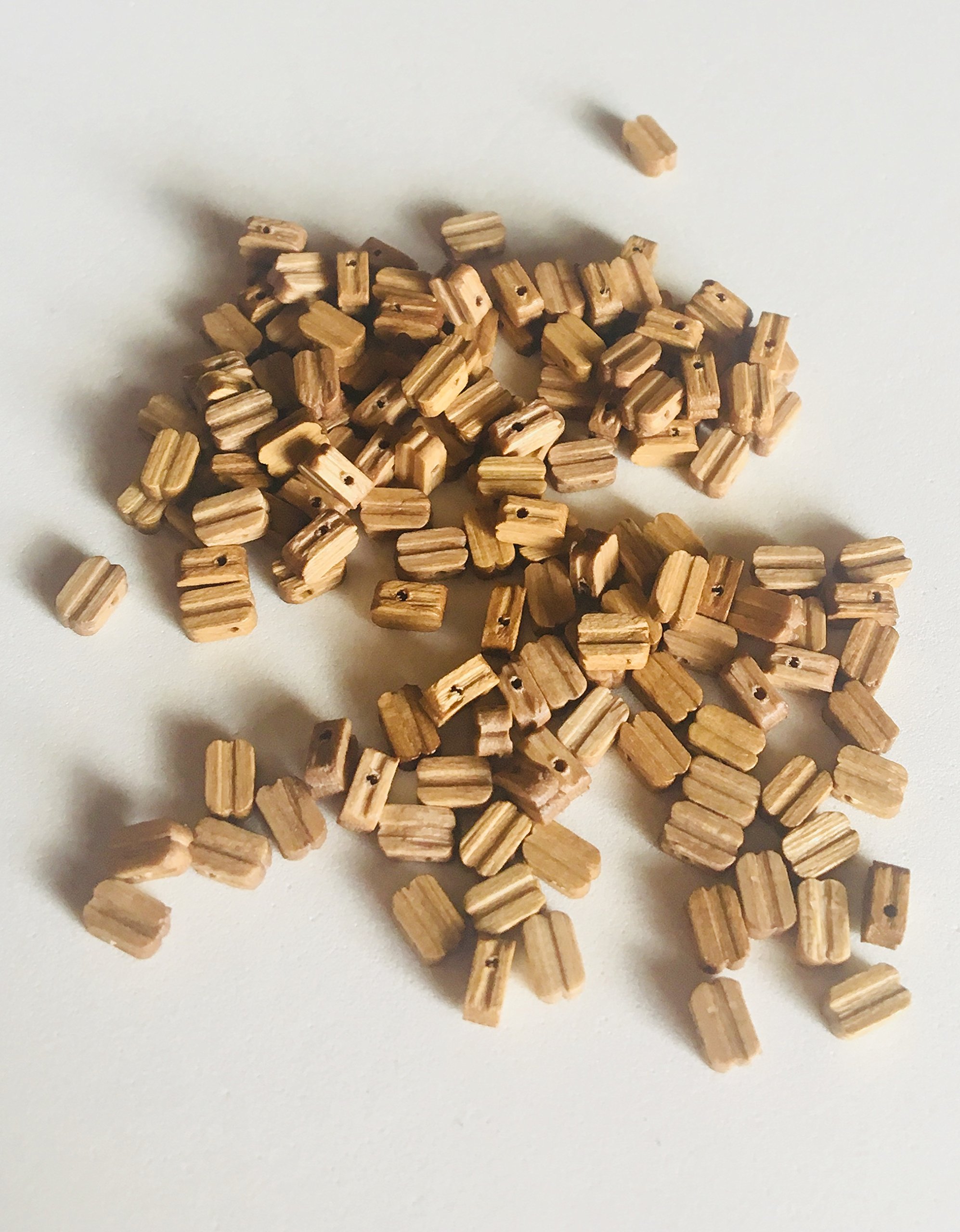 Model Expo Single Sheave Blocks Walnut 3/16