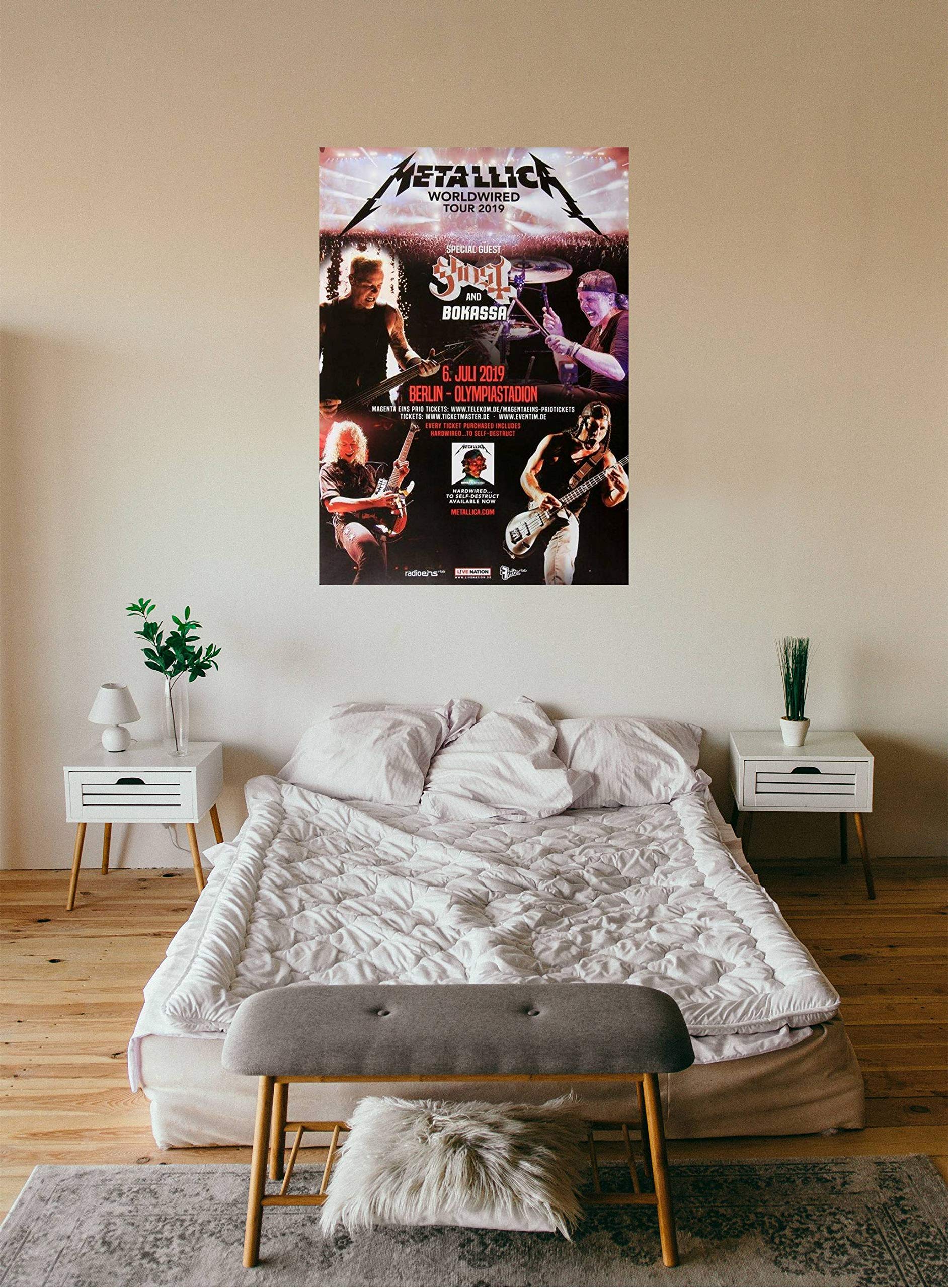 Metallica - Worldwired, Berlin 2019 » Konzertplakat/Premium Poster | Live Konzert Veranstaltung | DIN A1 «