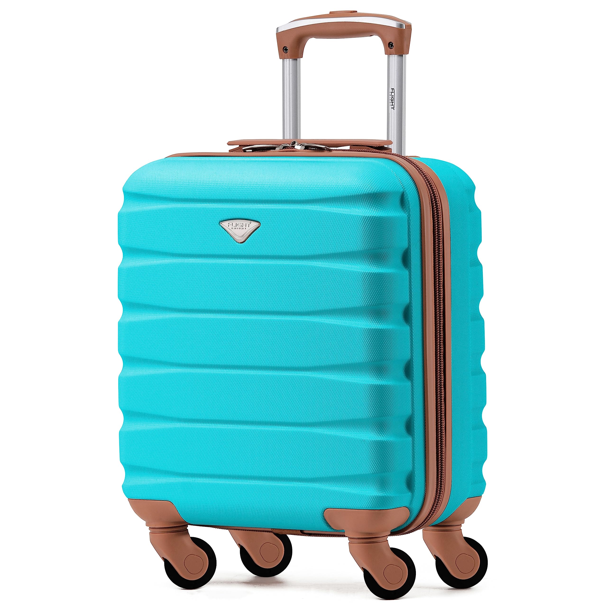 Flight Knight 56x45x25 EasyJet Cabin Bag, Jet2, British Airways Suitcase - Lightweight Small Durable 4-Wheel Cabin Case, Maximum Carry-On Size, ABS Hard Shell, 10kg Hand Luggage Bag- 56 x 45 x 25 — view 111