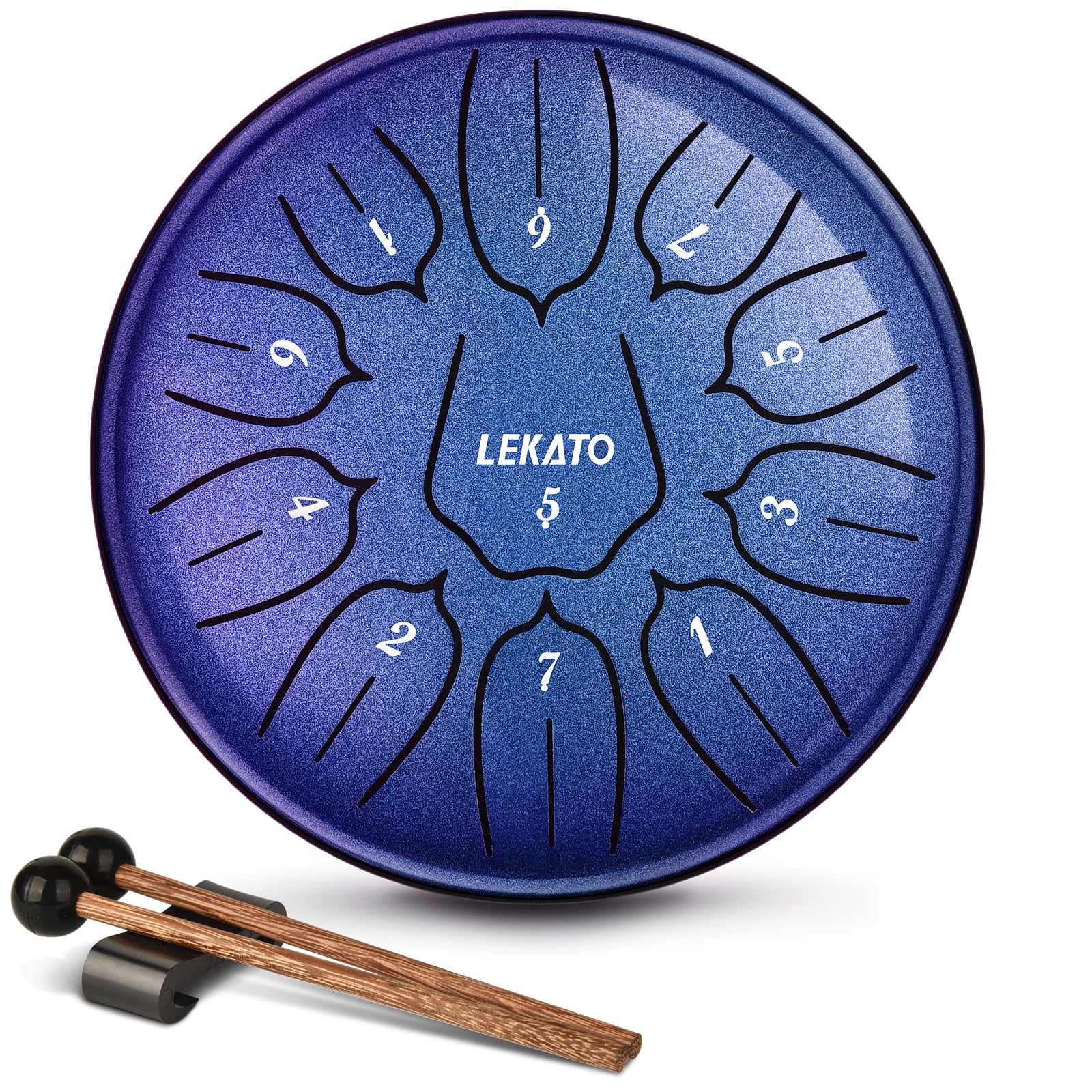 Steel Tongue Drum 6 Inch 11 Notes, Rain Drum for Outdoor D Major Handpan Drum for Musical Education Meditation Yoga,Christmas Gift for Families/Friends