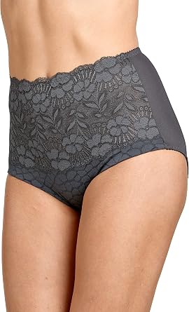 Miss Mary of Sweden Jacquard & Lace Womens Shaping High Waist Panty Girdle