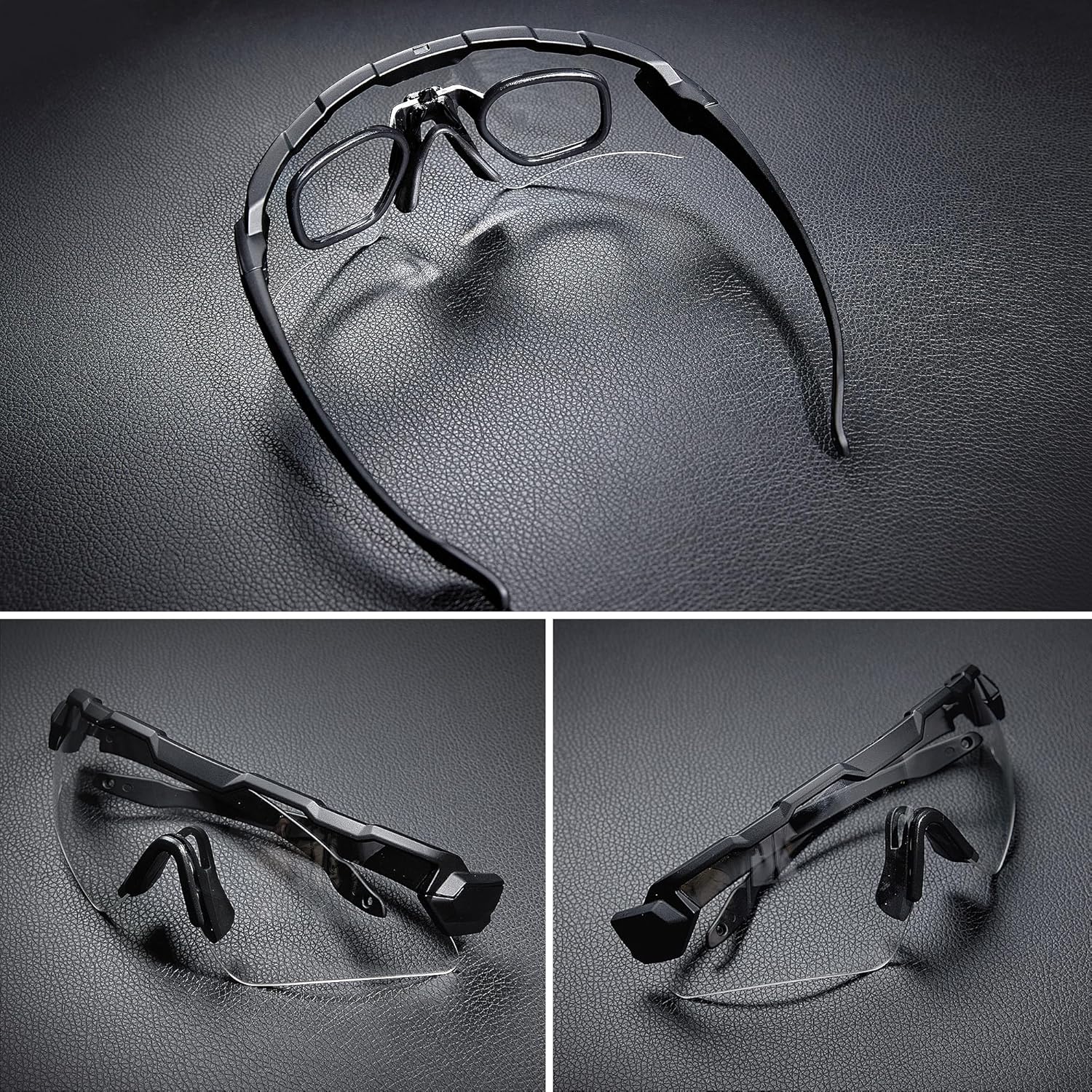 Safety Shooting Glasses - Anti-Fog Tactical Goggles with 3 Lens & Hard Case, Impact-Resistant Protective Eyewear - Image 8