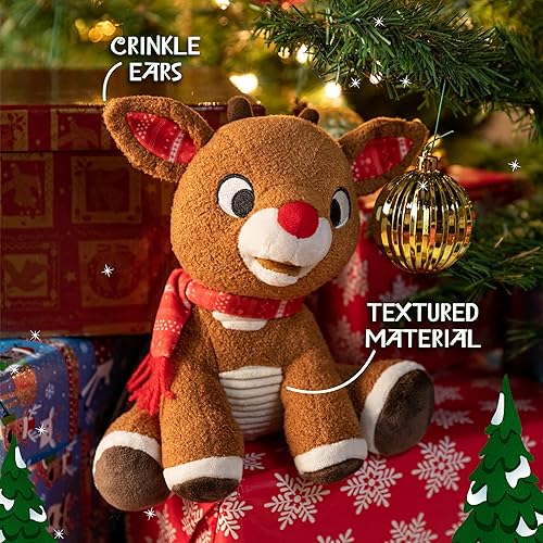 Miniatura 5 de KIDS PREFERRED Rudolph the Red - Reno de nariz - Juguete de peluche de 8 pulgadas