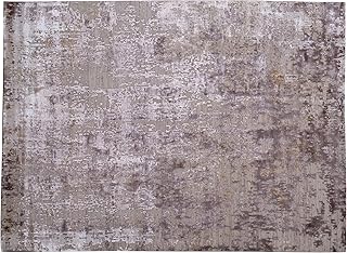 Samarth KLIPH Handgeknüpfter 3D Teppich Einzigartiges Design Bambusseide - neuseeländische Wolle - Baumwolle 150000 Knoten pro m2 Für stilvolle Einrichtungen 60 x 90 cm