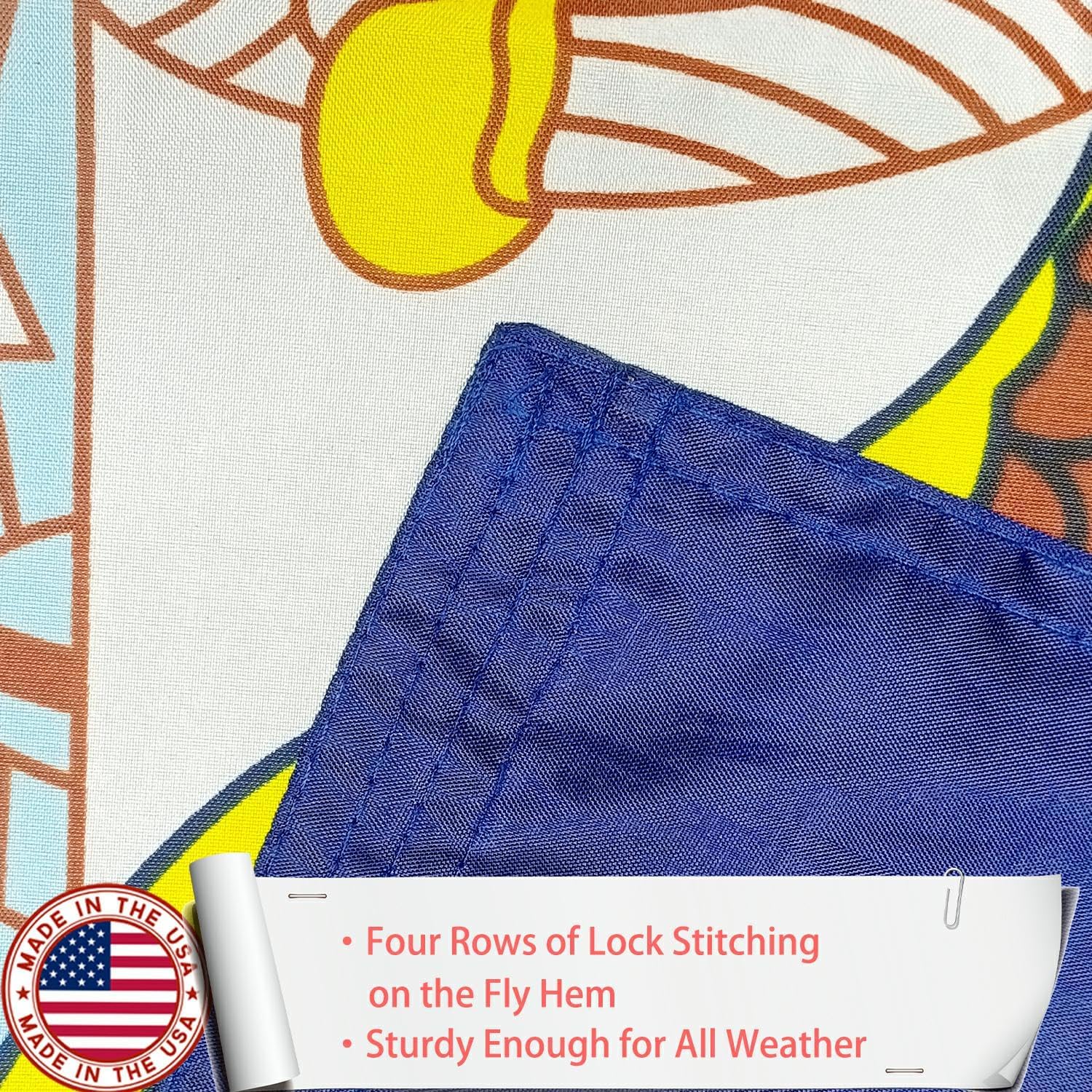 Navy Flag 4x6 Outdoor Made in USA - Double Sided Heavy Duty Vivid Color United States Navy Flags with 2 Brass Grommet