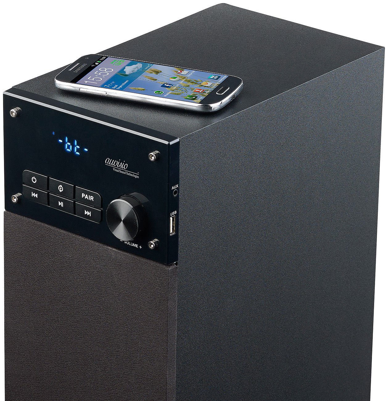 Tour haut-parleur multiroom 2.1 wifi / bluetooth 160 W MSX-280.bt [Auvisio]