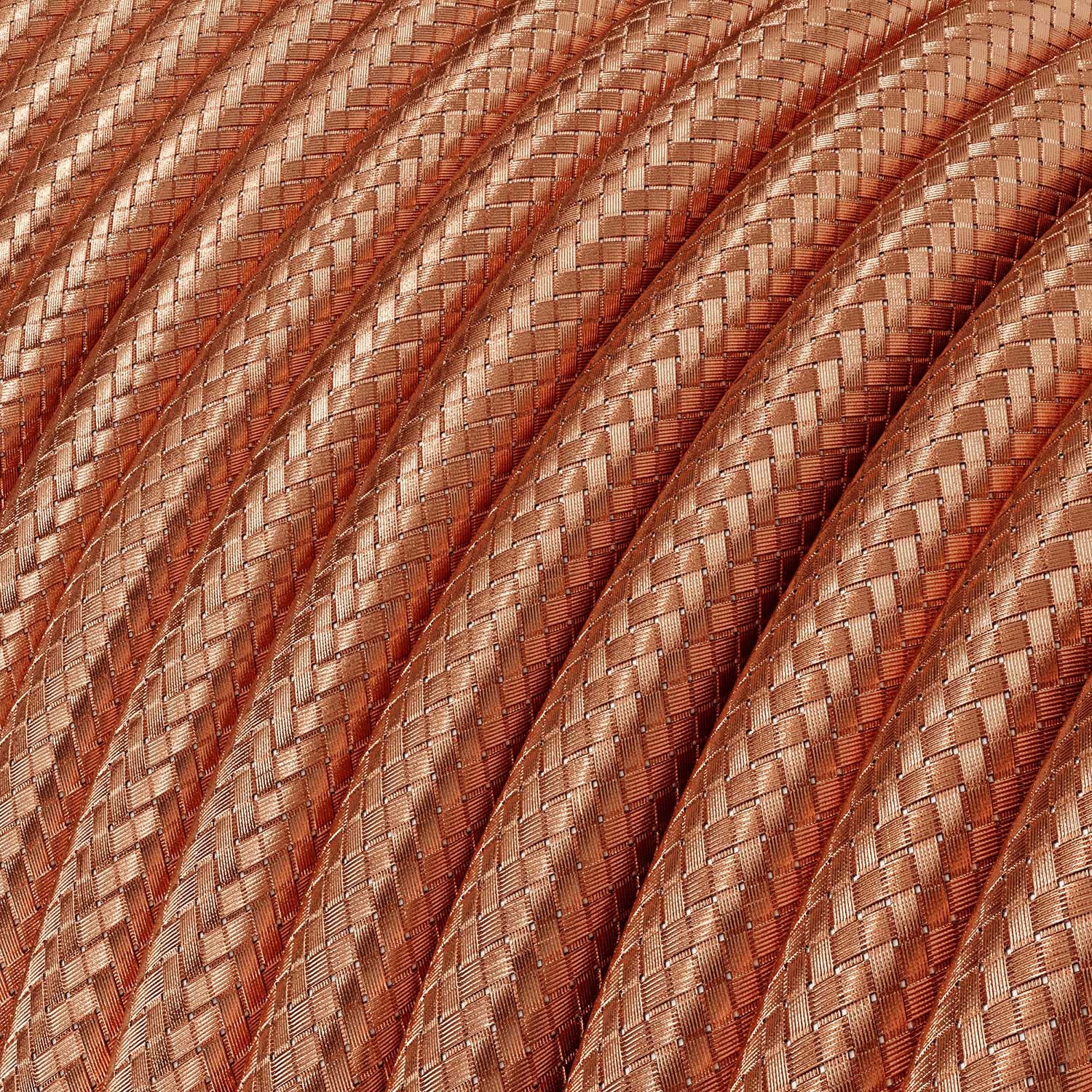 Fil Électrique Rond Gaine De Cuivre 100% couleur Cuivre - 10 Mètres, 3x0.75