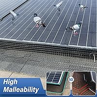 Vista 6 de Protector de Paneles Solares contra Pájaros, Kit de Rollo de Malla Protectora contra Animales de 6 pulgadas x 100 pies para Red de Protección