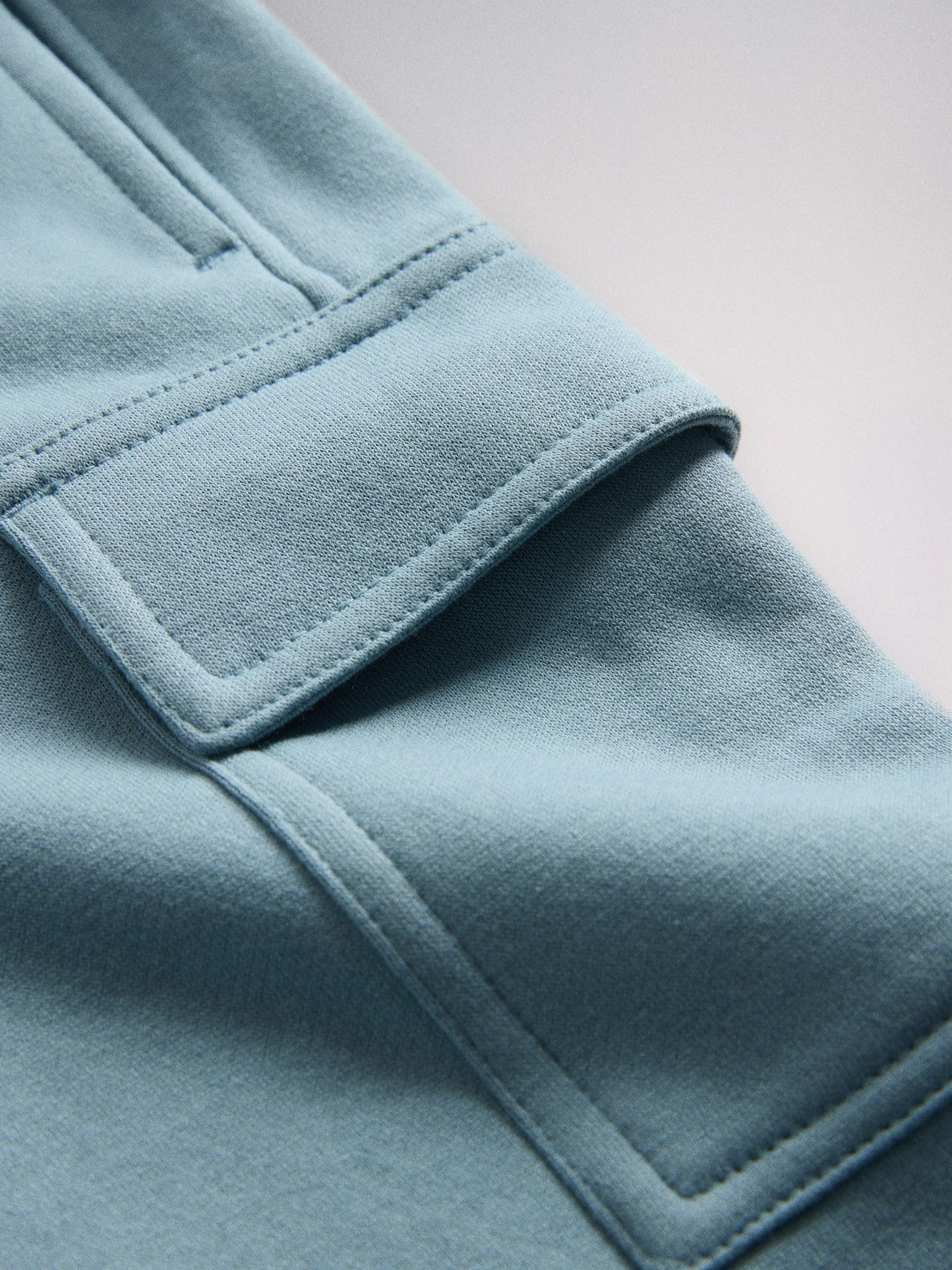 THE SET Niños Pack de 4 Pantalones Cortos de chándal con Bolsillos de Punto
