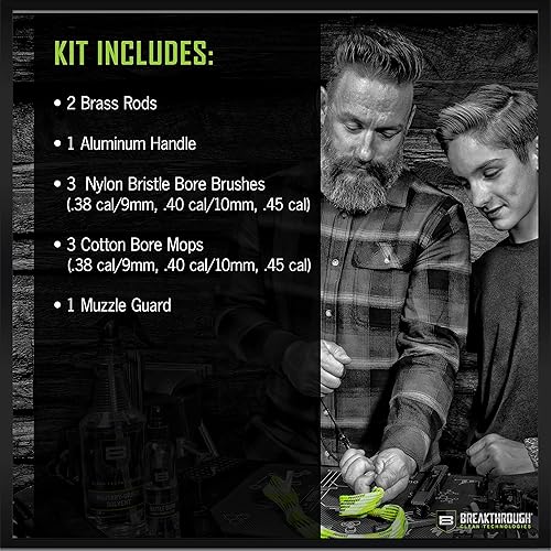 Vista 41 de Breakthrough Clean Technologies - Kit universal de limpieza de pistolas para el cuidado y mantenimiento de rifles, escopetas, pistolas y pistolas