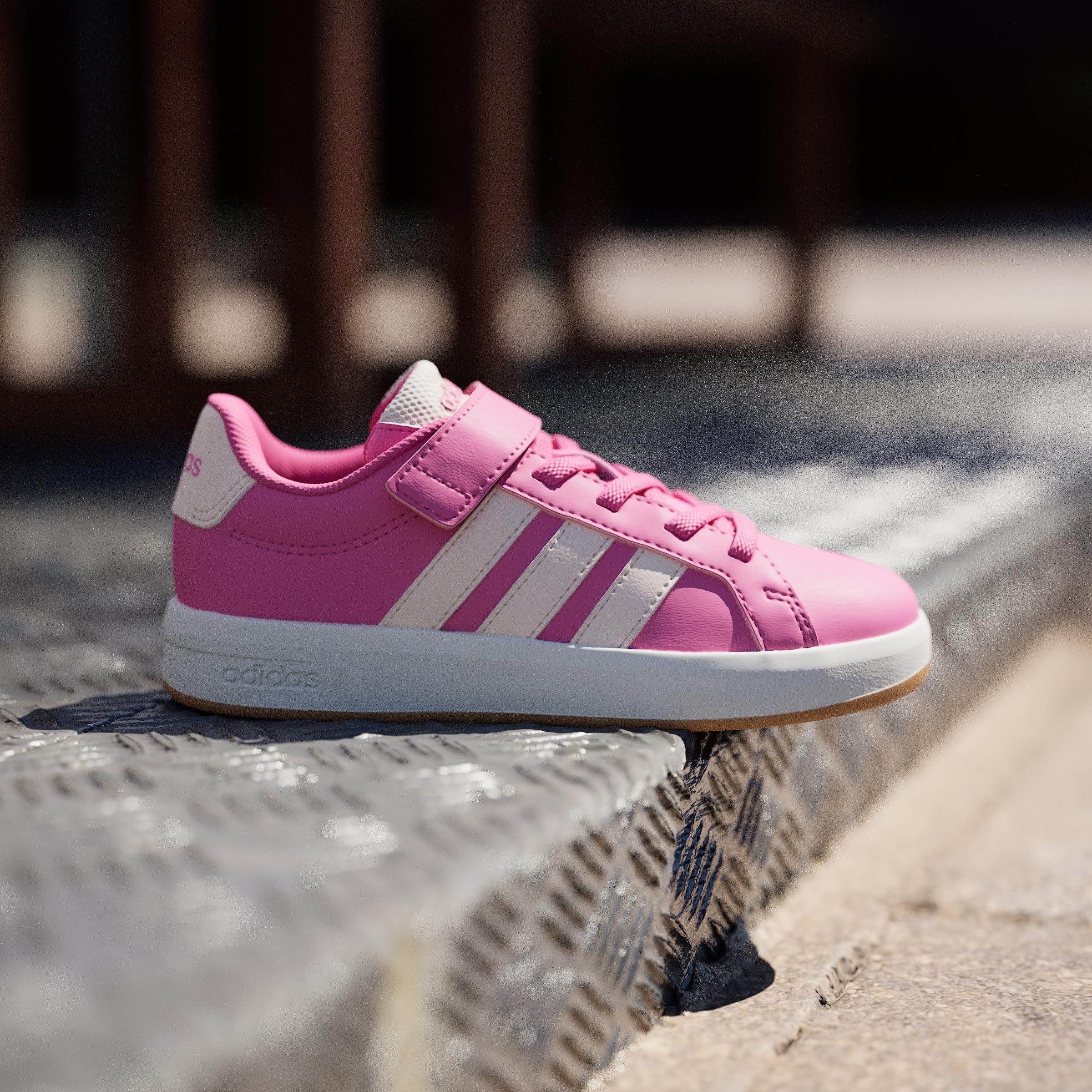 adidas Uniseks - dzieci GRAND COURT 3.0 SHOES CHILDREN, pink fusion/wonder quartz/off white, 29 EU
