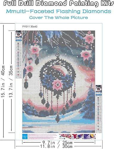 Miniatura 76 de KINPLUB Kits de pintura de diamantes 5D para adultos, kits de arte de diamantes del árbol de la vida para principiantes, pintura de taladro completo