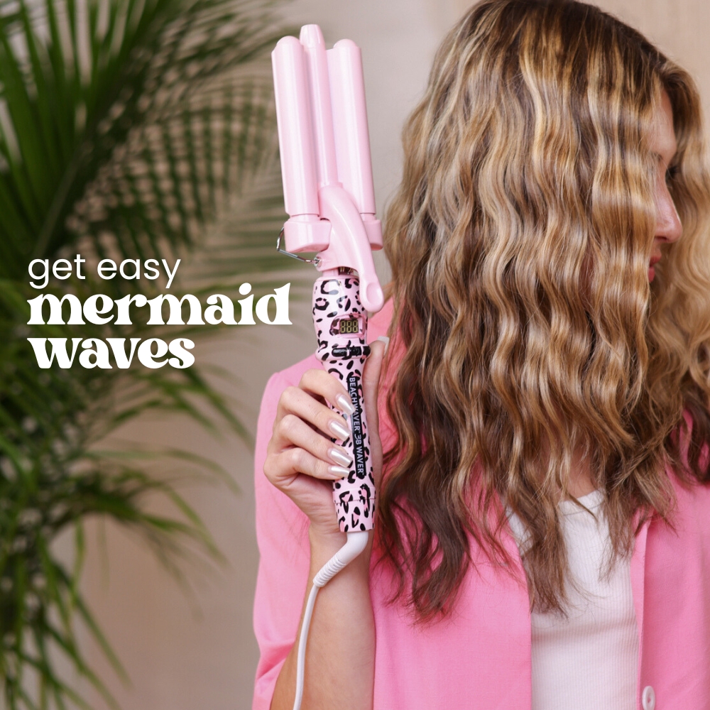 Amazon.com: The Beachwaver Co. 3B Waver - Pink Catwalk | Triple
