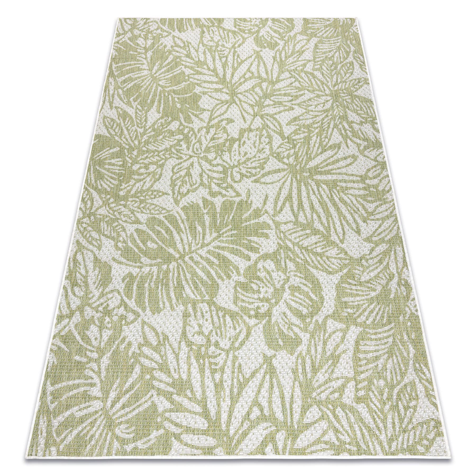 Tapis de haute qualité rugsx sisal sion tissé à plat motif tropical