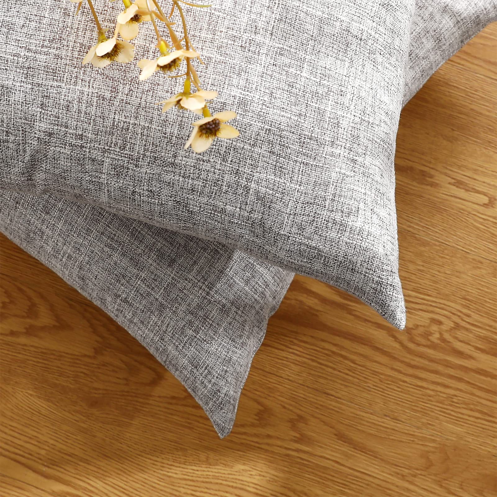 Amazon.co.jp: 座布団カバー 2枚組 藍染調 八端判 59×63cm 北欧リネン