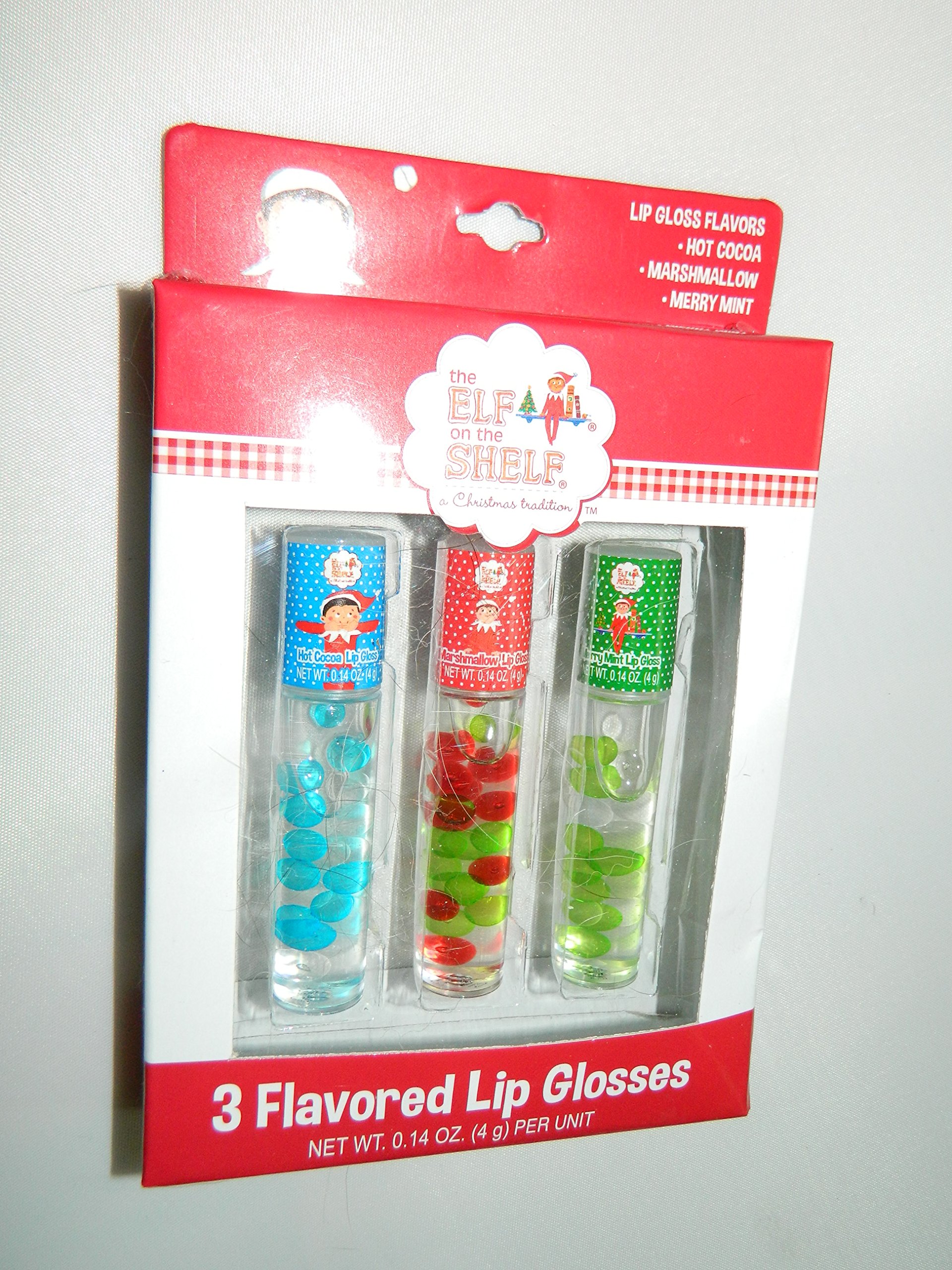 Elf on a Shelf 3 flavored Lip glosses