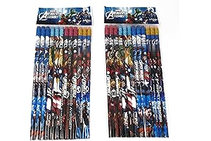 12-Piece Avengers Superhero Pencils in Multicolored 2 Pack