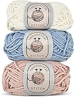 Vista 4 de Thoughtful Stitch Kit de tejido para principiantes, adultos y niños, kit completo de tejer, juego de hilo para aprender a tejer con libro tutorial