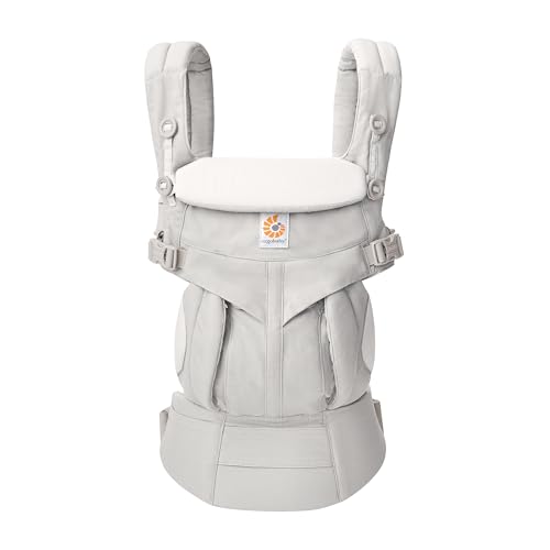 Ergobaby Baby Carrier Backpack for Newborn to Toddler, 4-Position Omni 360 Cotton, Ergonomic Child Carrier (Pearl Grey) option