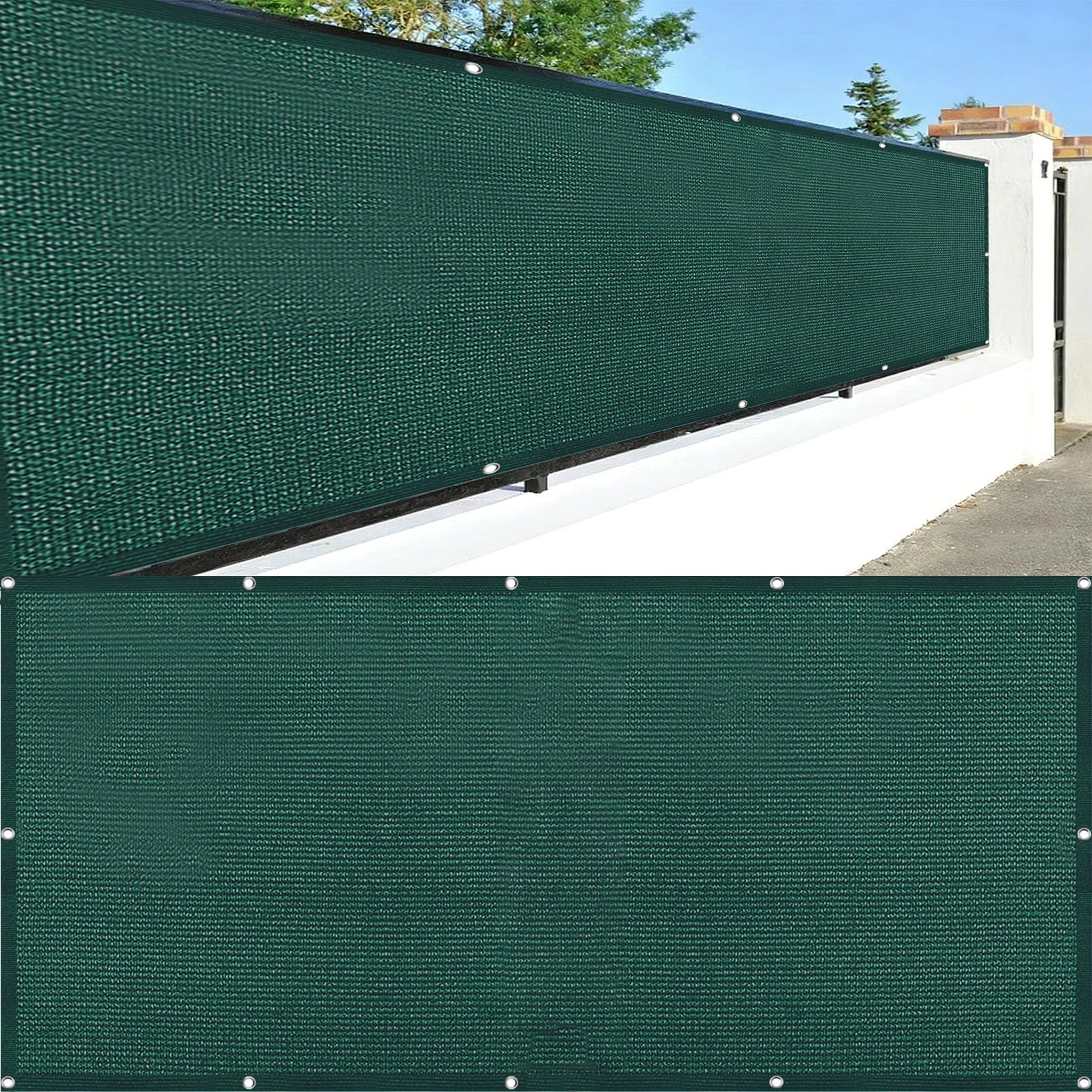 Protection de balcon anti-UV et coupe-vent maille indéchirable