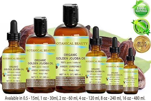 Miniatura 2 de ACEITE ORO DE JOJOBA ORO ORO 100% PURO PARA CARA, CABELLO, PIEL, CUERPO. 8 Fl.oz.- 8.1 fl oz.