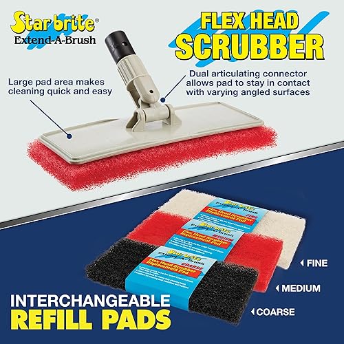 Miniatura 10 de STAR BRITE Reemplazo del depurador de cabeza flexible (mediano) (rojo) (040126)