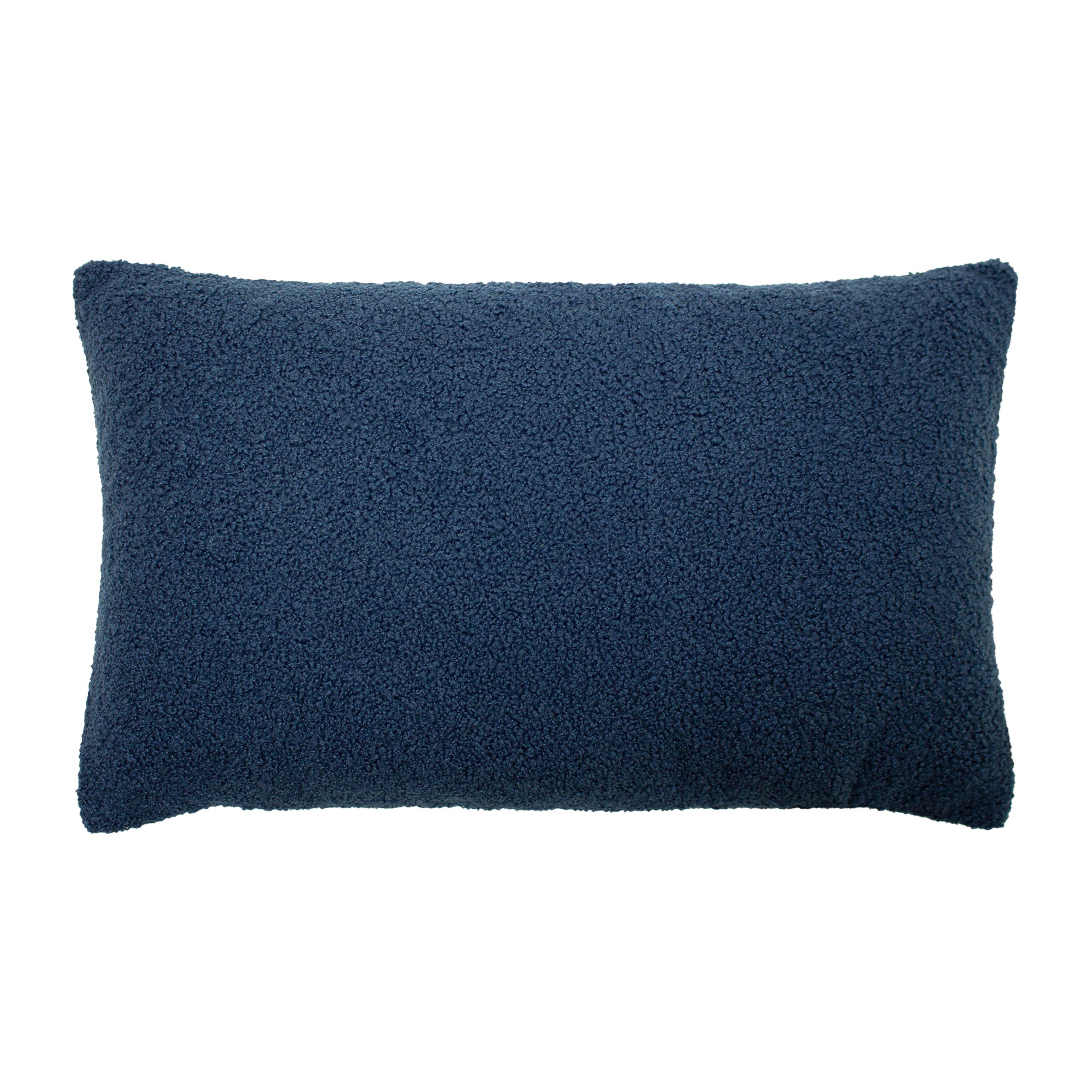 Furn. Malham Shearling Fleece Rectangular Polyester Filled Cushion from B&Q