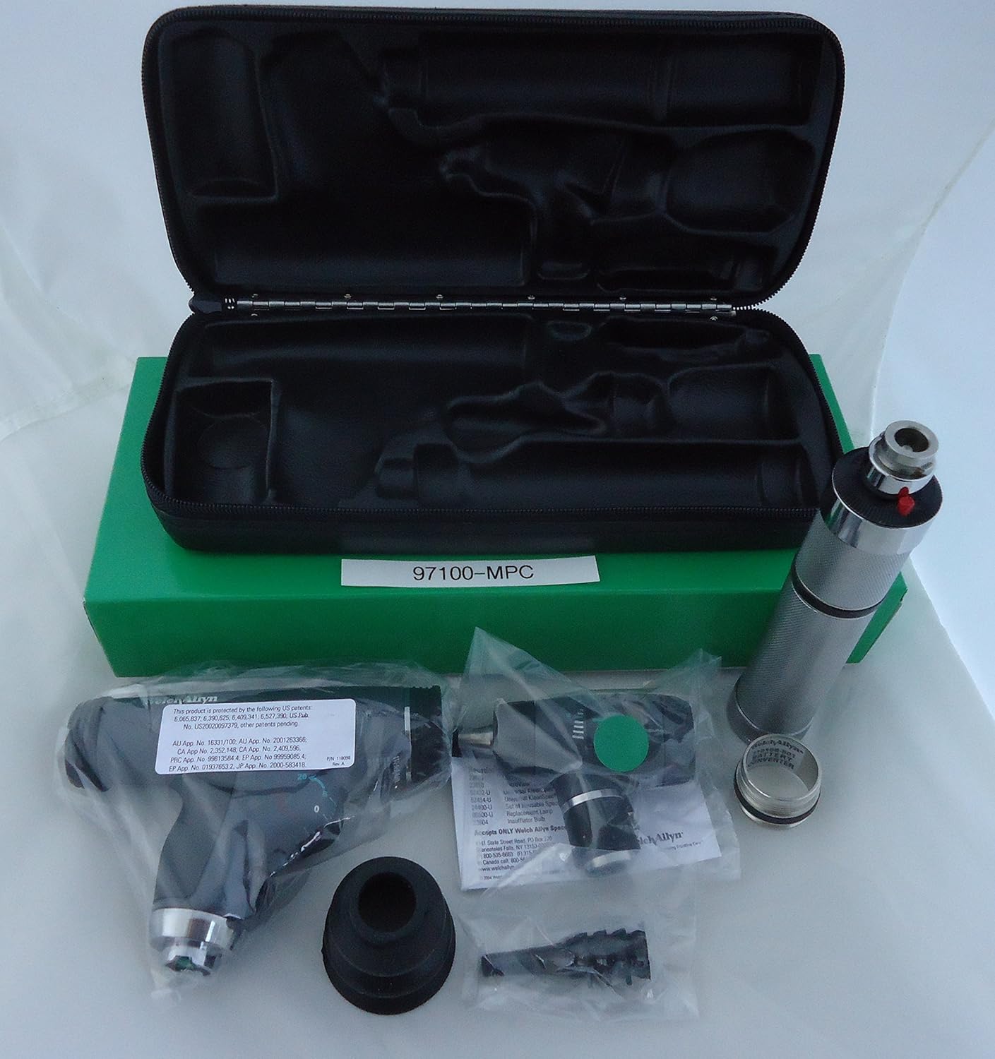 1097760 Diag Set Pan Op,Macro,Throat Carry Case Ea 97100-MPC Sold Individually MADE BY Welch-Allyn